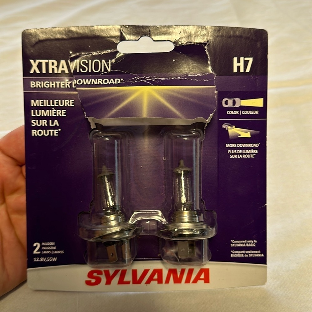 H7 Sylvania Halogen Headlight Bulbs
